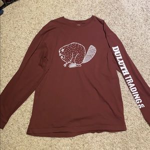 Duluth Trading Angry Beaver Long-Sleeve Tee